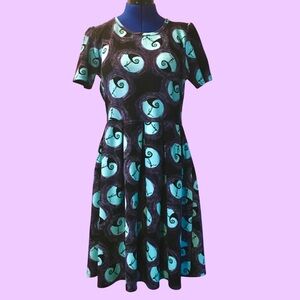 LULAROE Disney Nightmare Before Christmas Amelia Dress